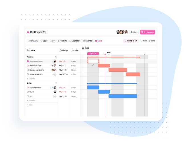 Project Coordination and Tracking